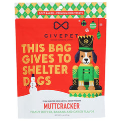 : Givepet Dog Holiday Soft Baked Grain Free Muttcracker 6Oz