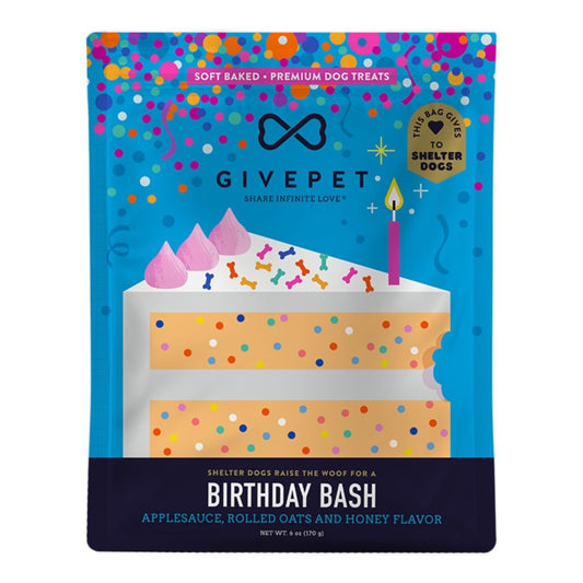 Givepet Dog Soft Baked Grain Free Birthday Bash 6Oz