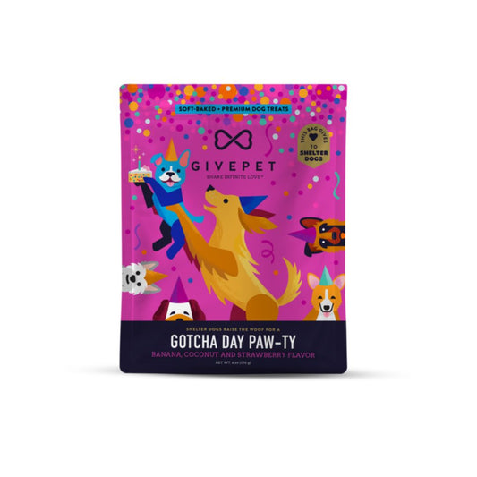 Givepet Dog Soft Baked Grain Free Gotcha Day Pawty 6Oz