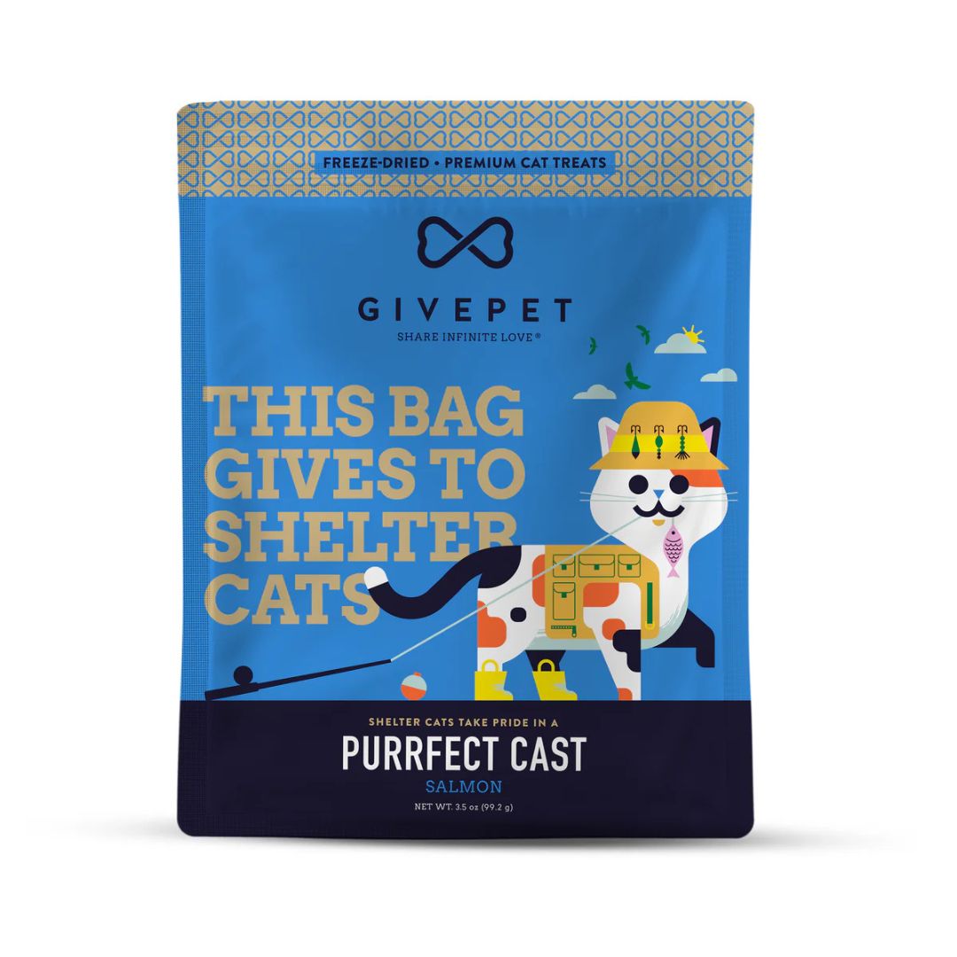 Givepet Cat Freeze-Dried Grain Free Purrfect Cast 3.5Oz