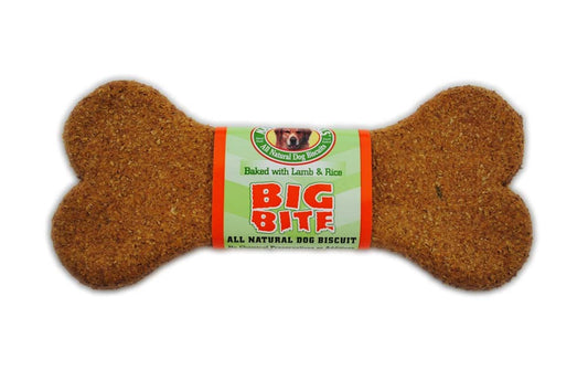 Natures Animals Big Bite All Natural Lamb and Rice Dog Biscuit Display 8 in 24 Count