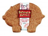 Natures Animals Barnyard Buddies Pig Shaped Bacon and Cheese Dog Biscuit Display 6 in 18 Count