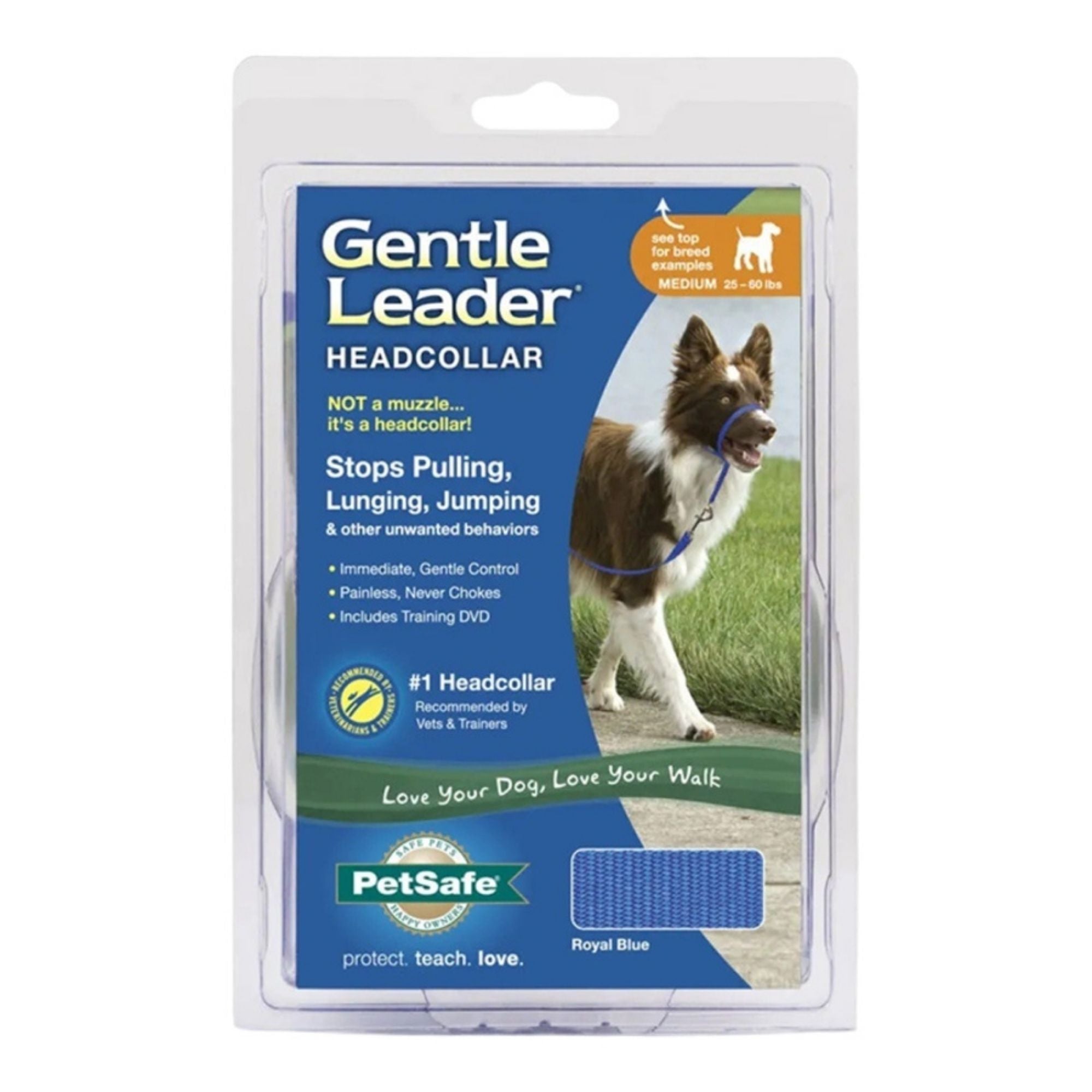 Petsafe Dog Gentle Leader Head Collar Royal Blue Medium