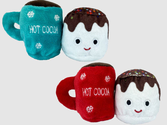Multipet Hot Cocoa-Marshmallow 2Pk 3 Inch(Assorted)