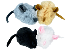 Multipet Eco Mice Cat Toy 2Pk 6"