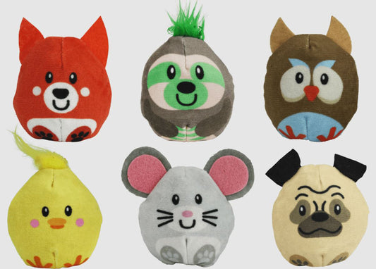 Multipet Catnip Buddies Cat Toy Assortment 2 Inches (sold individually)