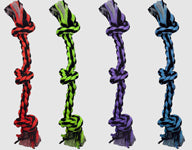 Multipet Nuts for Knots 3-Knot Rope Dog Toy Assorted 15 in