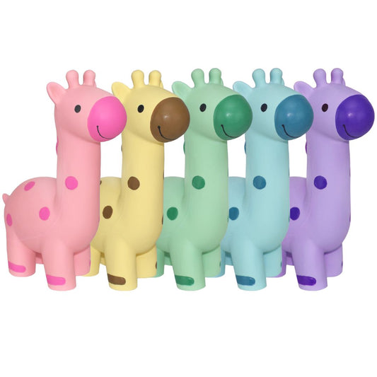 Multipet Latex Mini Griaffe 5.75Inch (Assorted Colors) Default Title