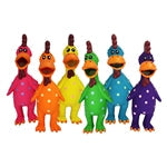 Multipet Globkens Chicken Dog Toy Assorted LG 11.5in