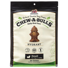 Redbarn Pet Products Chew-A-Bulls Dental Dog Treat Hydrant 1ea/24 pk, SM
