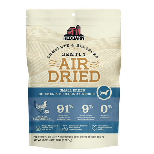 Redbarn Pet Products Air-Dried Small Breed Dog Food Chicken & Blueberry, 1ea/2 lb