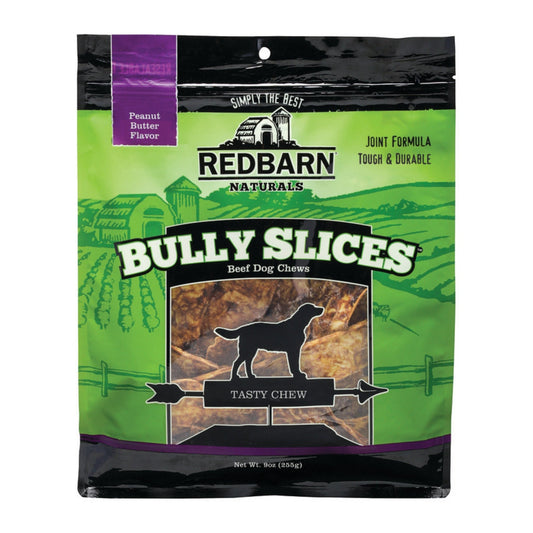 Redbarn Pet Products Natural Bully Slices Dog Treat Peanut Butter 1ea/9 oz