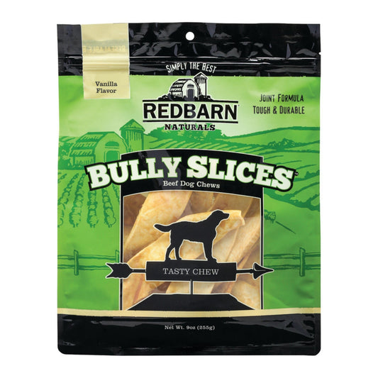 Redbarn Pet Products Natural Bully Slices Dog Treat Vanilla 1ea/9 oz