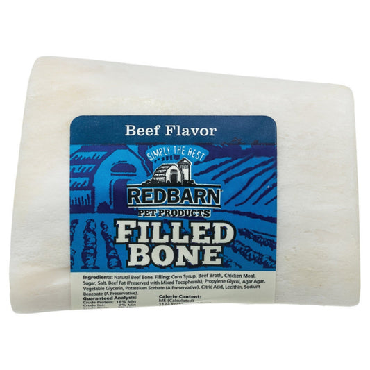 Redbarn Pet Products Filled Bone Dog Treat Beef 1ea/3.5 oz, SM
