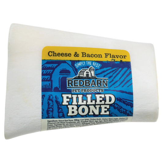 Redbarn Pet Products Filled Bone Dog Treat Cheese & Bacon 1ea/3.5 oz, SM