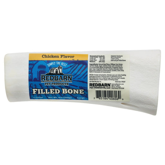 Redbarn Pet Products Filled Bone Dog Treat Chicken 1ea/5 oz, LG
