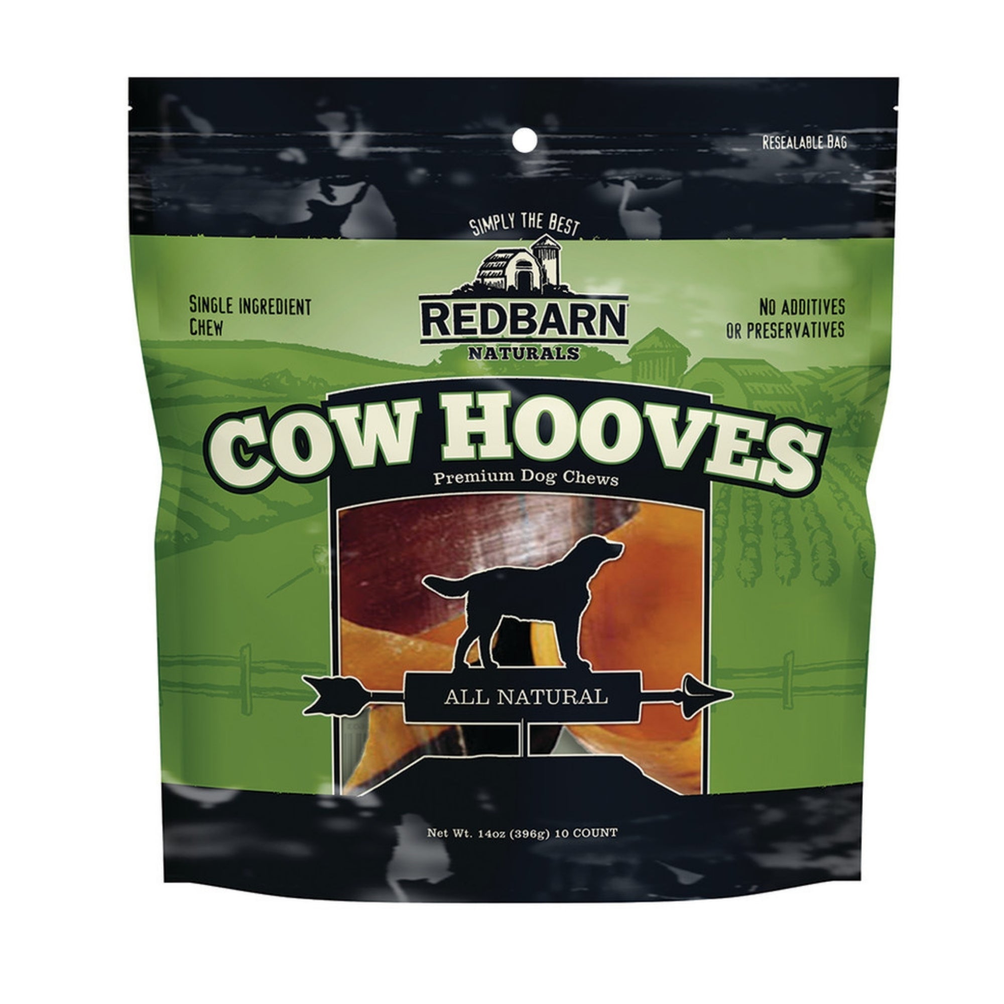 Redbarn Pet Products Cow Hooves Dog Chews 1ea/4 in, 10 pk