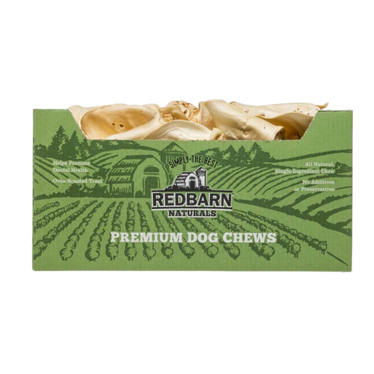 Redbarn Pet Products Cow Ears Dog Chew Bulk Box 1ea/100 ct