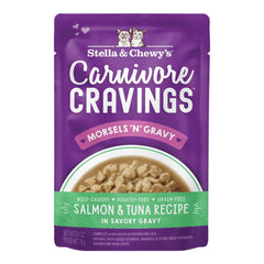 Stella & Chewy's Carnivore Cravings Morsels'N'Gravy Salmon & Tuna Recipe 2.8oz. Default Title