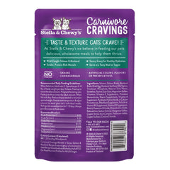 Stella & Chewy's Carnivore Cravings Morsels'N'Gravy Salmon & Mackerel Recipe 2.8oz. Default Title