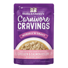 Stella & Chewy's Carnivore Cravings Morsels'N'Gravy Chicken & Salmon Recipe 2.8oz. Default Title