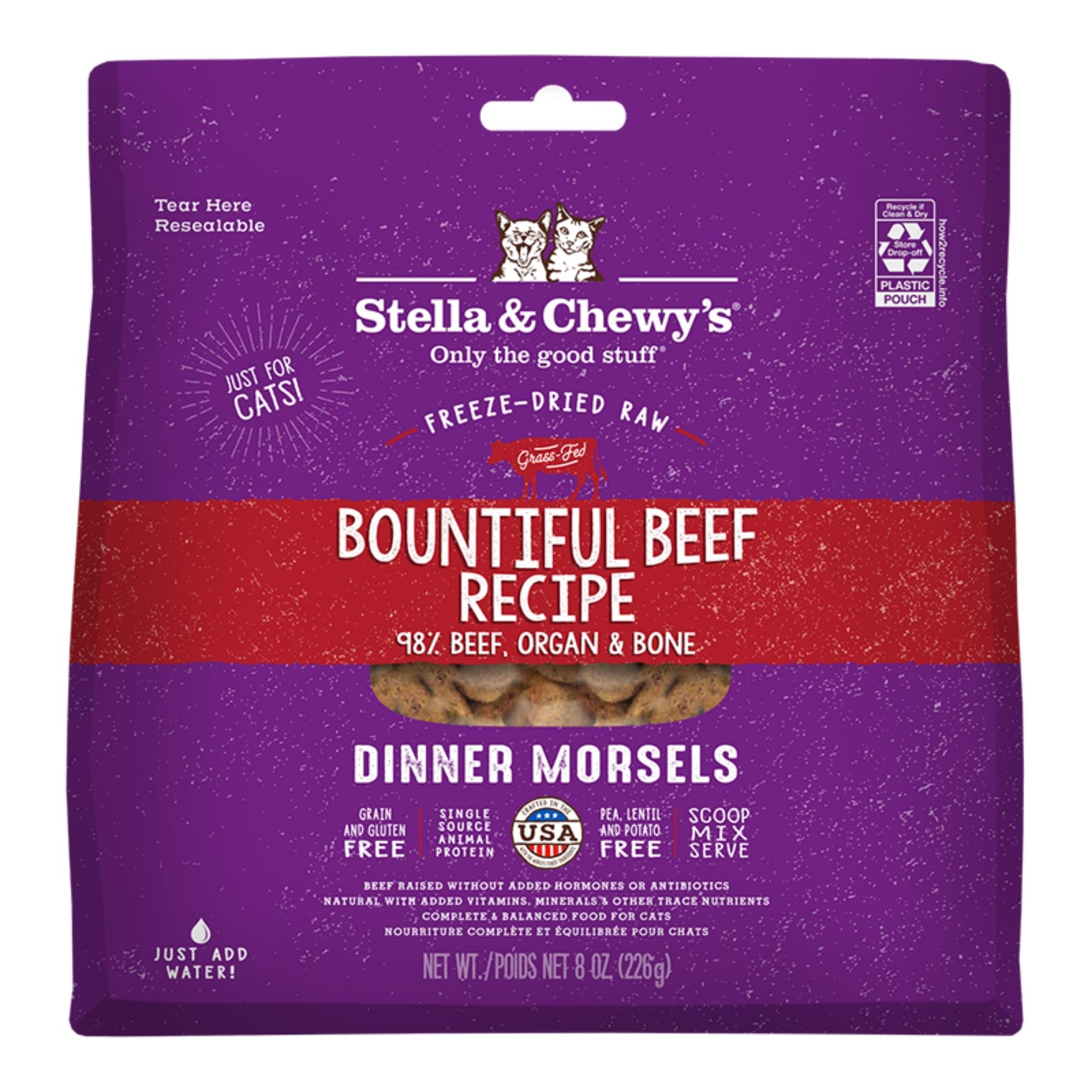 Stella & Chewy's Bountiful Beef Freeze Dried Raw Dinner Morsels 8oz. Default Title