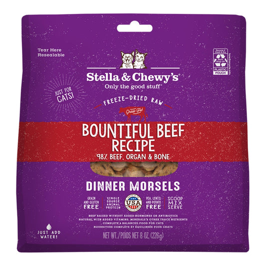 Stella & Chewy's Bountiful Beef Freeze Dried Raw Dinner Morsels 8oz. Default Title