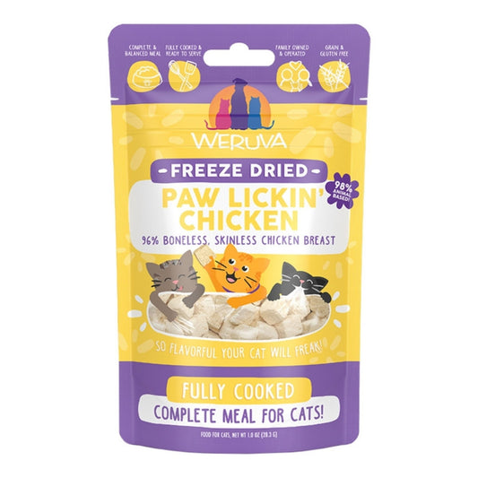 Weruva Cat Freeze-Dried Paw Lickin' Chicken 1oz.