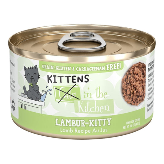 Cats In The Kitchen Cat Grain Free Kitten Lambur - Kitty Lamb Recipe 3oz. (Case of 12)