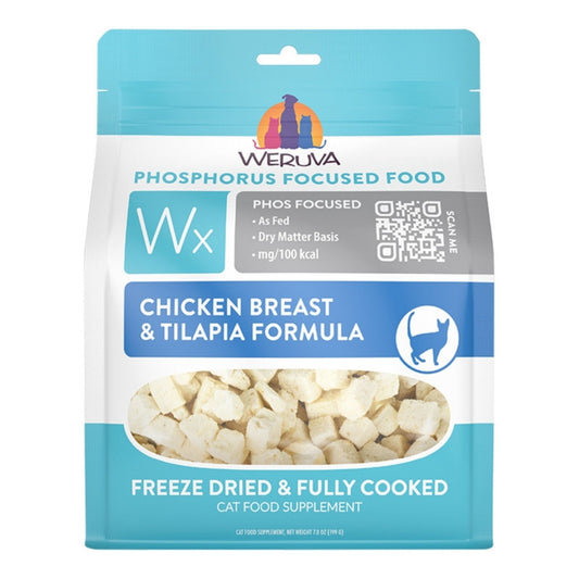Weruva Cat Wx Freeze-Dried Chicken Breast & Tilapia 7oz.