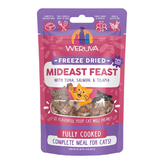 Weruva Cat Freeze-Dried Mideast Feast 1oz. (Case of 12)