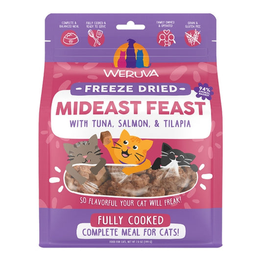Weruva Cat Freeze-Dried Mideast Feast 7oz. (Case of 12)