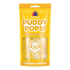 Weruva Cat Puddy Pops Lickable Treat Chicken & Pumpkin - (Pack of 5)