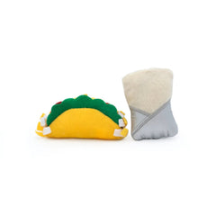 Zippyclaws Nomnomz Taco And Burrito Catnip Small-2 Pk
