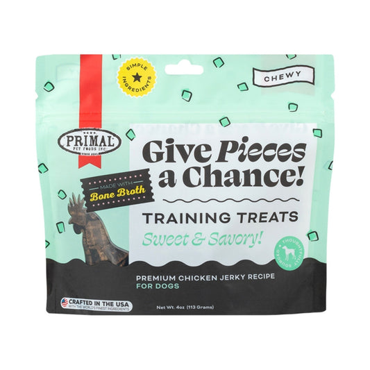 Primal Dog Give Pieces A Chance Chicken With Broth 4oz.