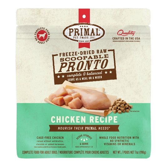 Primal Dog Freeze-Dried Pronto Chicken 7oz.