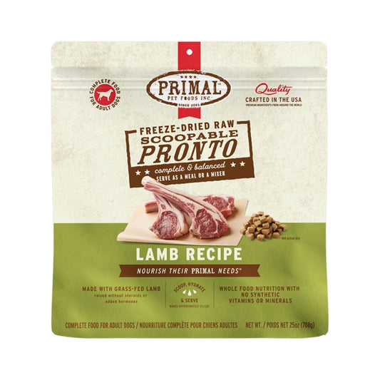 Primal Dog Freeze-Dried Pronto Lamb 25oz.