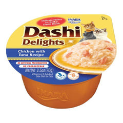 Inaba Dashi Delights Flakes In Broth Chicken/Tuna 2.5oz. (Case of 6)