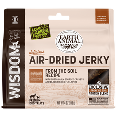 Earth Animal Dog Wisdom Air-Dried Jerky From The Soil 4 oz.