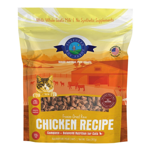 Shepherd Boy Farms Cat Freeze-Dried Chicken 12oz.