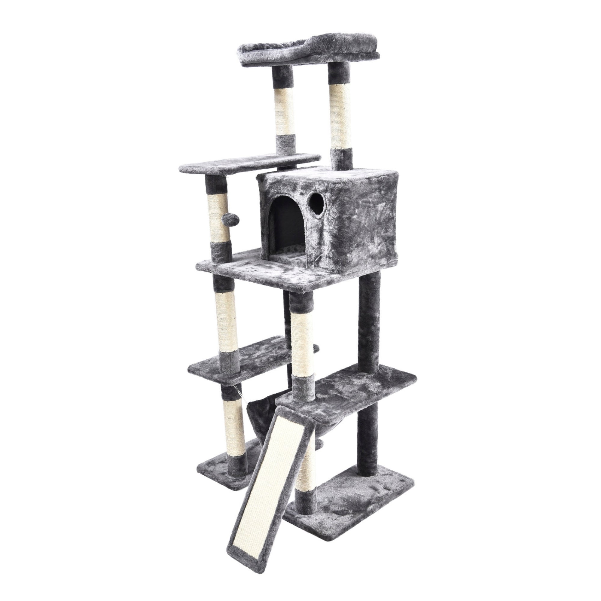 Max & Marlow Multi-Level Cat Tree 1ea/61 in.