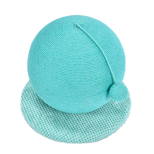 Max & Marlow Apple Novelty Cat Scratcher Blue Ball, 1ea