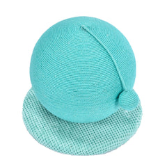 Max & Marlow Apple Novelty Cat Scratcher Blue Ball, 1ea