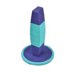 Max & Marlow Apple Novelty Cat Scratcher Blue, 1ea
