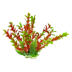 Aquatop Hygro Aquarium Plant with Weighted Base Green; Red 9 in Default Title
