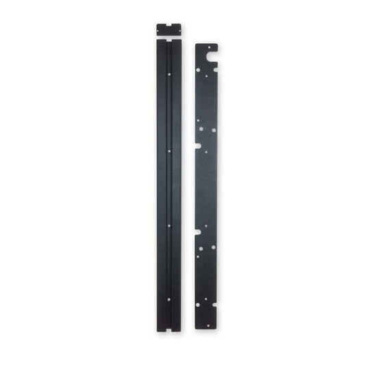 Aquatic Life Endcap for Hybrid T5HO LED Mounting System Black, 1ea/18in.