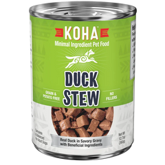 Koha Dog Grain Free Stew Duck 12.7oz. (Case of 12)