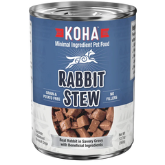 Koha Dog Grain Free Stew Rabbit 12.7oz. (Case of 12)