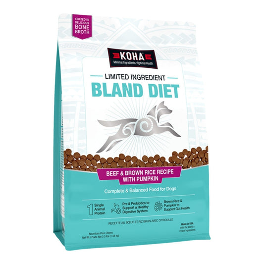 Koha Dog Limited Ingredient Bland Diet Beef Brown Rice 3.5Lbs