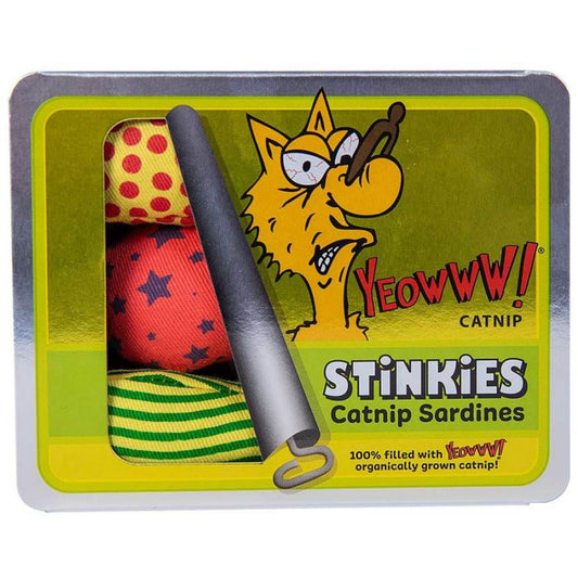 Yeowww! Stinkies Catnip Sardines Trio Cat Toy 1ea/One Size